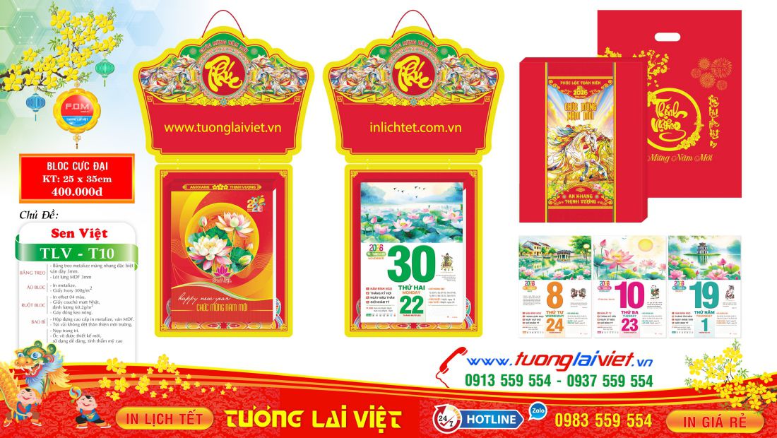 bloc cực đại 25x35 Hoa Sen