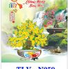 In Lịch 5 tờ nẹp thiếc Cây Cảnh