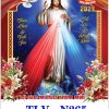 In Lịch 5 tờ nẹp thiếc Chúa Giesu