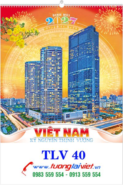 In Lịch 7 Tờ Lò Xo Thắng Cảnh Việt Nam